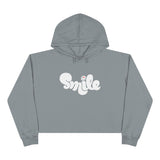 Smile Bubble Crop Hoodie