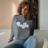 Smile Bubble Crop Hoodie