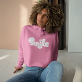 Smile Bubble Crop Hoodie